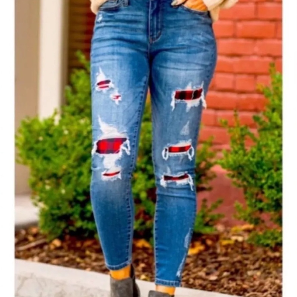 Women’s Judy Blue Size 5/27 Stretch Distressed Skinny Fit Jeans
